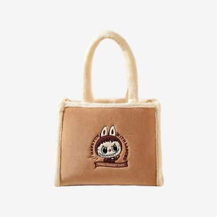 LABUBU Classic Bag Series – Plush Bag Tote (Brown)
