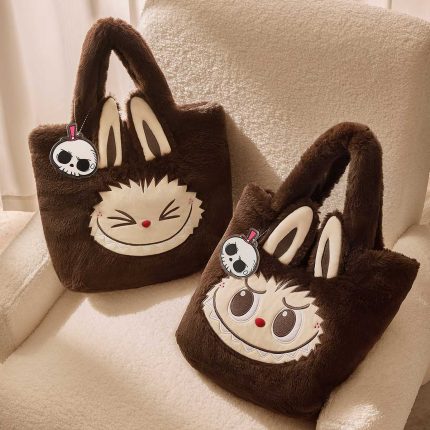 LABUBU Classic Bag Series – Reversible Plush Bag